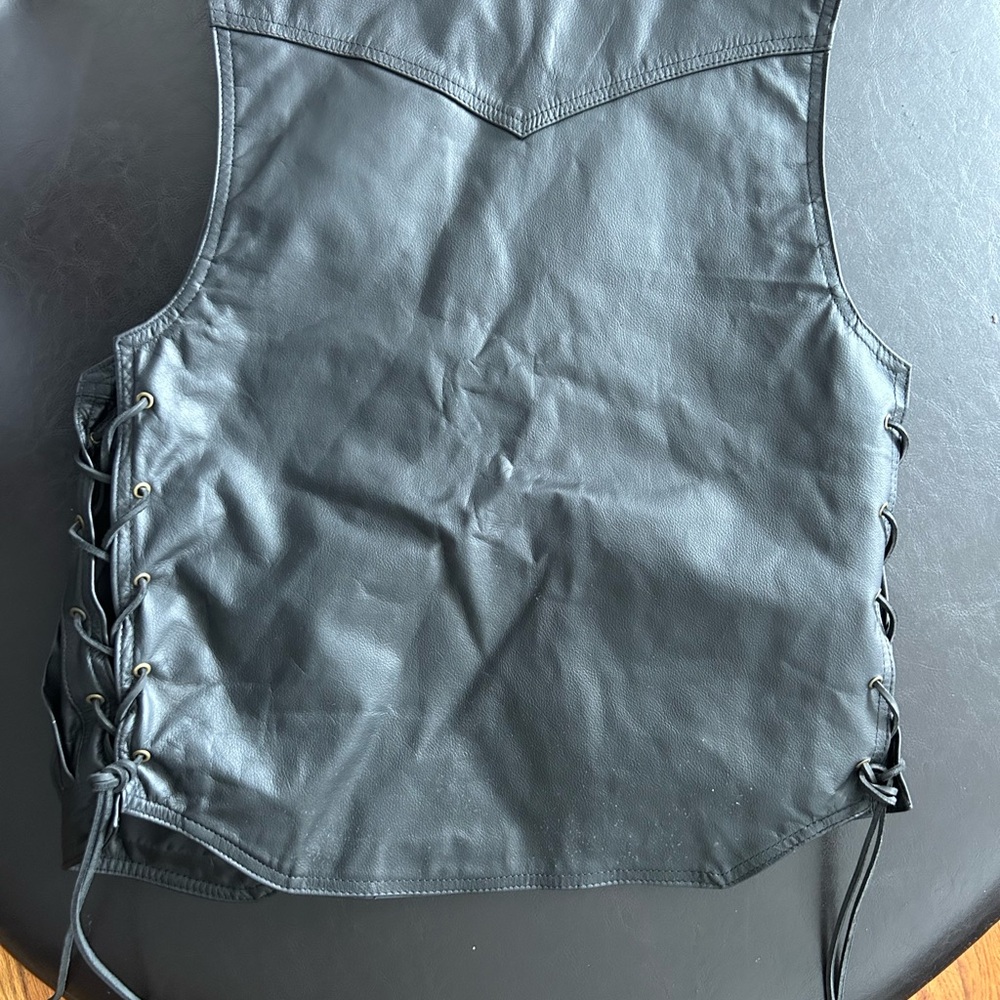 Harley-Davidson Black Leather Vest